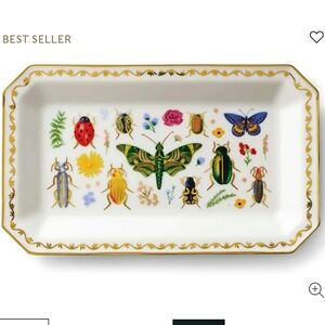 Porcelain Large Catchall Tray, Retail $36.00, Curio